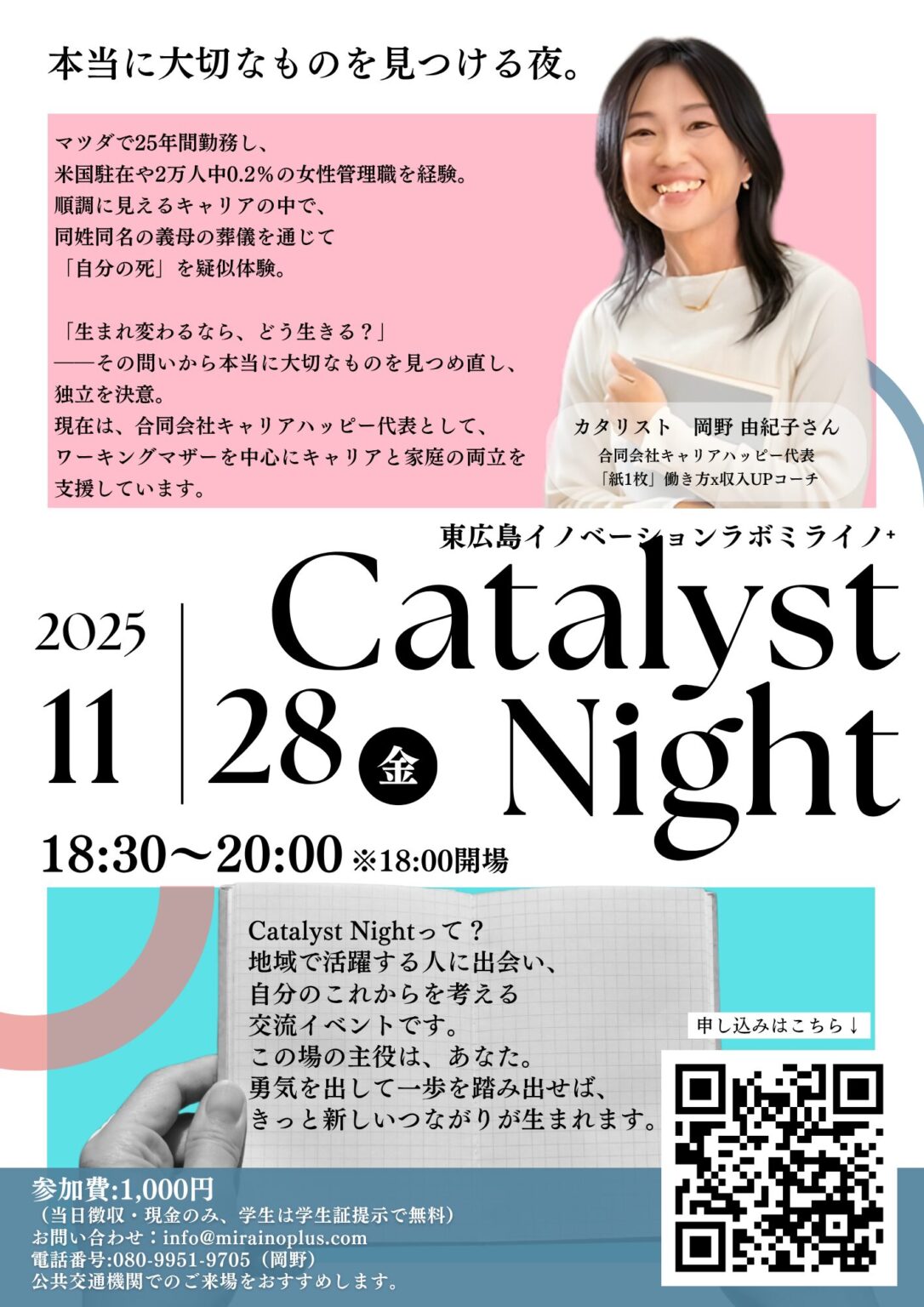 本当に大切なものを見つけるCatalyst Night（カタリストナイト）