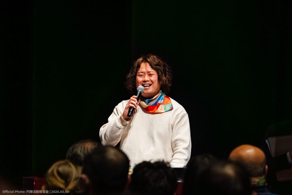 円陣活動報告会 前村さん